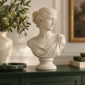 vynqelux Ivory Classical Woman Bust — main room scene